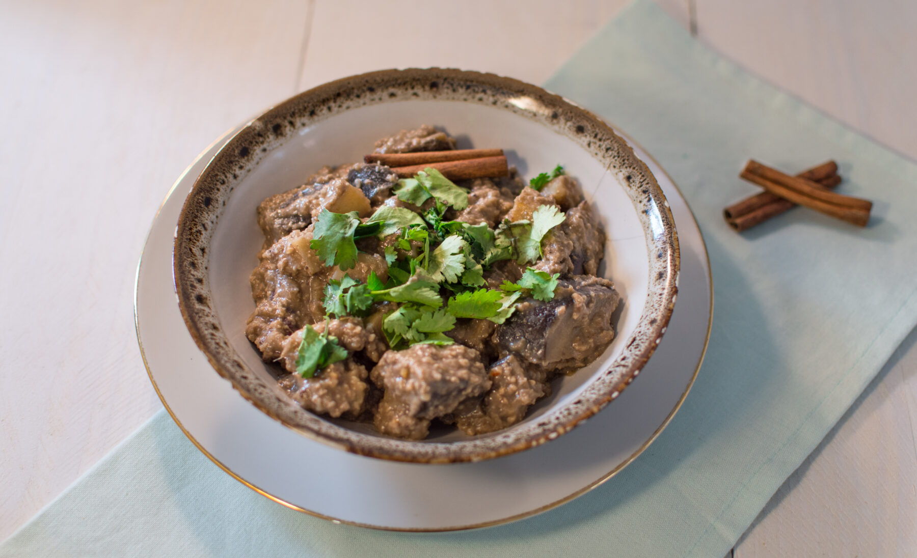 Kip korma zonder kip - De Wereld op je Bord