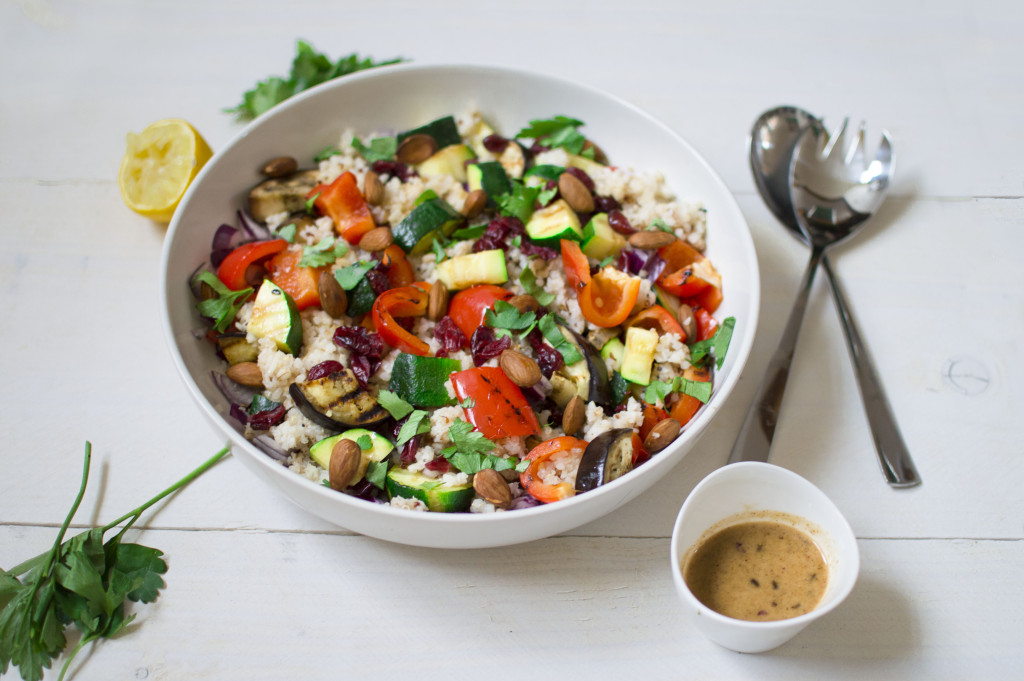 Rijstsalade met gegrilde groente 2