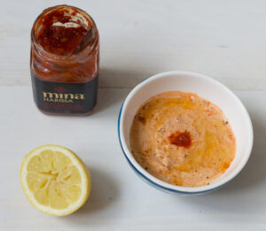 Hummus met harissa