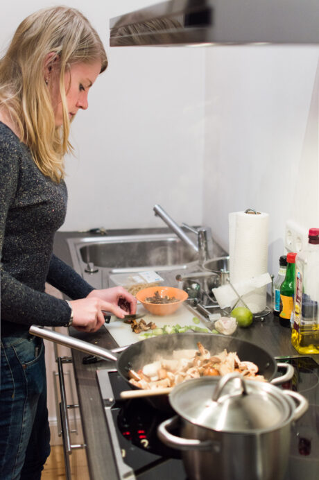 Ellanne in de keuken