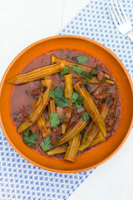 Okra in tomatensaus 2